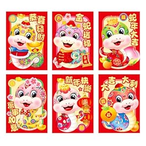 TOWARDSNAN Schlangen Umschläge 30 Stück Neujahrsgeschenke