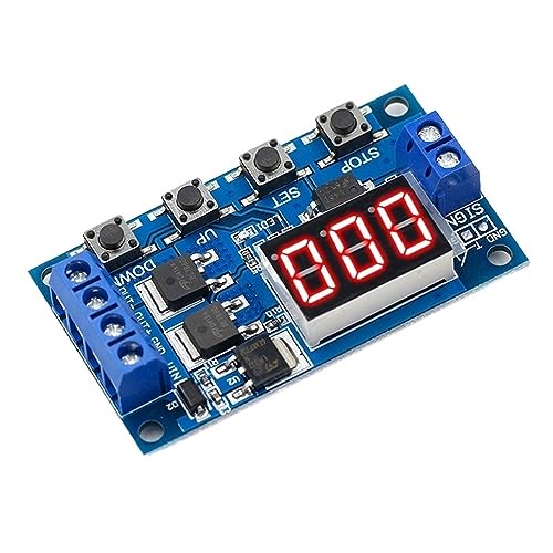Minuterie cyclique double MOS DC 5-36V pour automatiser l'éclairage et les moteurs