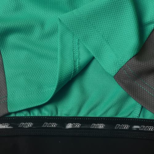 Bpbtti Kid's Quick Dry Half Zipper Cycling Jersey Short Sleeve High Wicking Boys Girls Bike Biking Shirt With 1 Rear Pocket (Green, 152-Xl) #TOP4