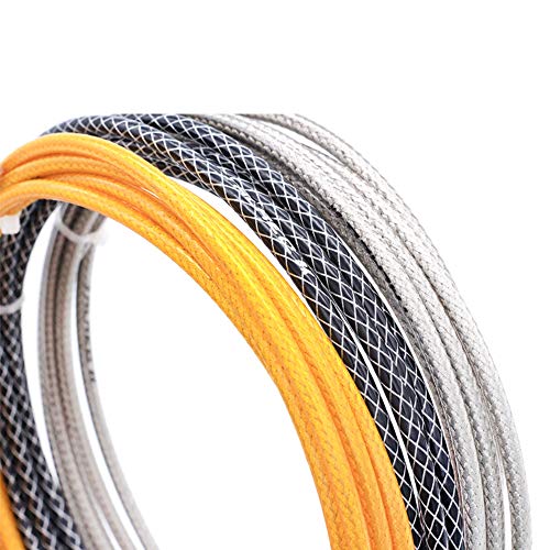 Fortoo Braided Cycling Brake Housing Cable Set Mtb Road Bike Housing Kit Gear Bicycle Components Parts (Gold) #TOP1