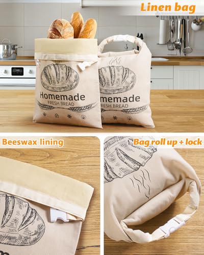 Beeswax Reusable Bread Bags