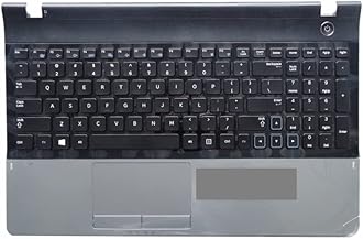 YANHAO [Laptop Keyboard] New US/KR/AR for Samsung NP300E5A NP305E5C NP300e5x NP305E5A 300E5A 300E5C 300E5Z US Laptop Keyboard with C Shell [Easy Installation] (Color : US)