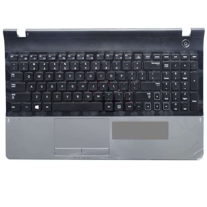 YANHAO [Laptop Keyboard] New US/KR/AR for Samsung NP300E5A NP305E5C NP300e5x NP305E5A 300E5A 300E5C 300E5Z US Laptop Keyboard with C Shell [Easy Installation] (Color : US)