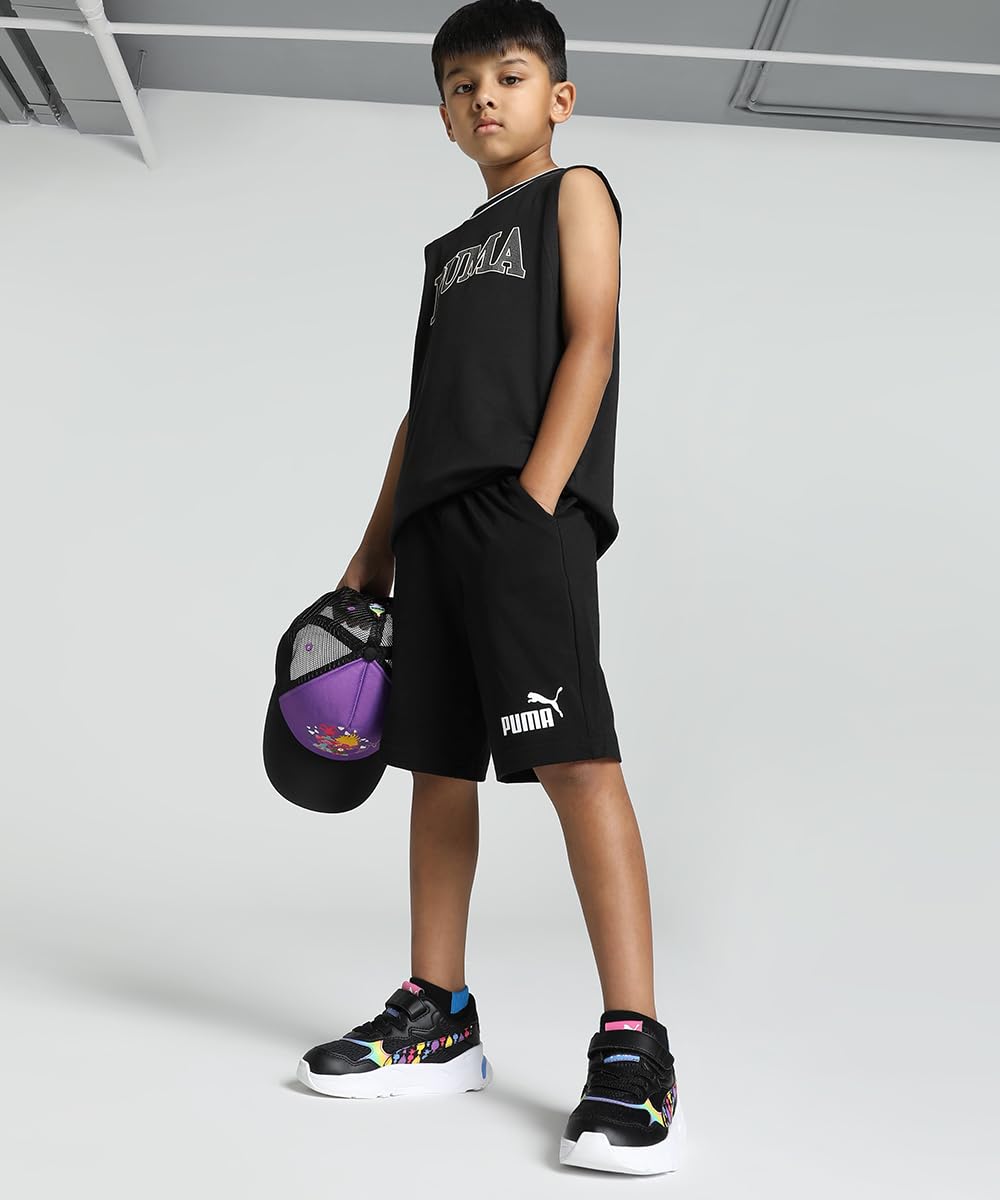 PUMA Classic 586971-01 Bermuda Noir pour Enfant