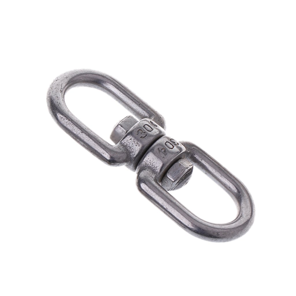 zijianZZJ 360 Degree RotatingCarabiner，Rotary Buckle Safety Climbing Swivel Hook Connector Carabiner Clasp