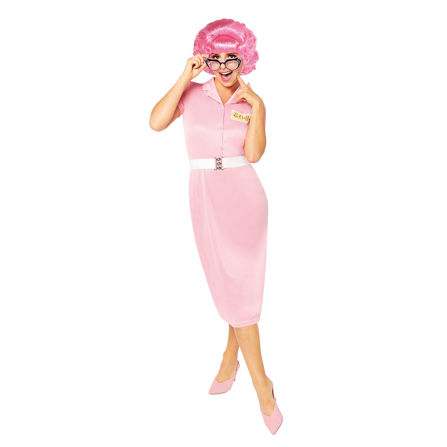amscan (PKT) (Fix 12/25) (9909247) Adult Ladies Frenchy Costume (Small) - Grease Movie