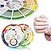 Color Wheel Color Mix Guide, ATOMUS Tattoo Pigment Chart Supplies for Paint Permanent Eyebrow Lip Body Tattoo (9.25in)