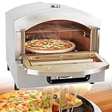 Pizzera de encimera, horno eléctrico o de gas al aire libre con piedra, ideal para acampar y cocinar en fiestas