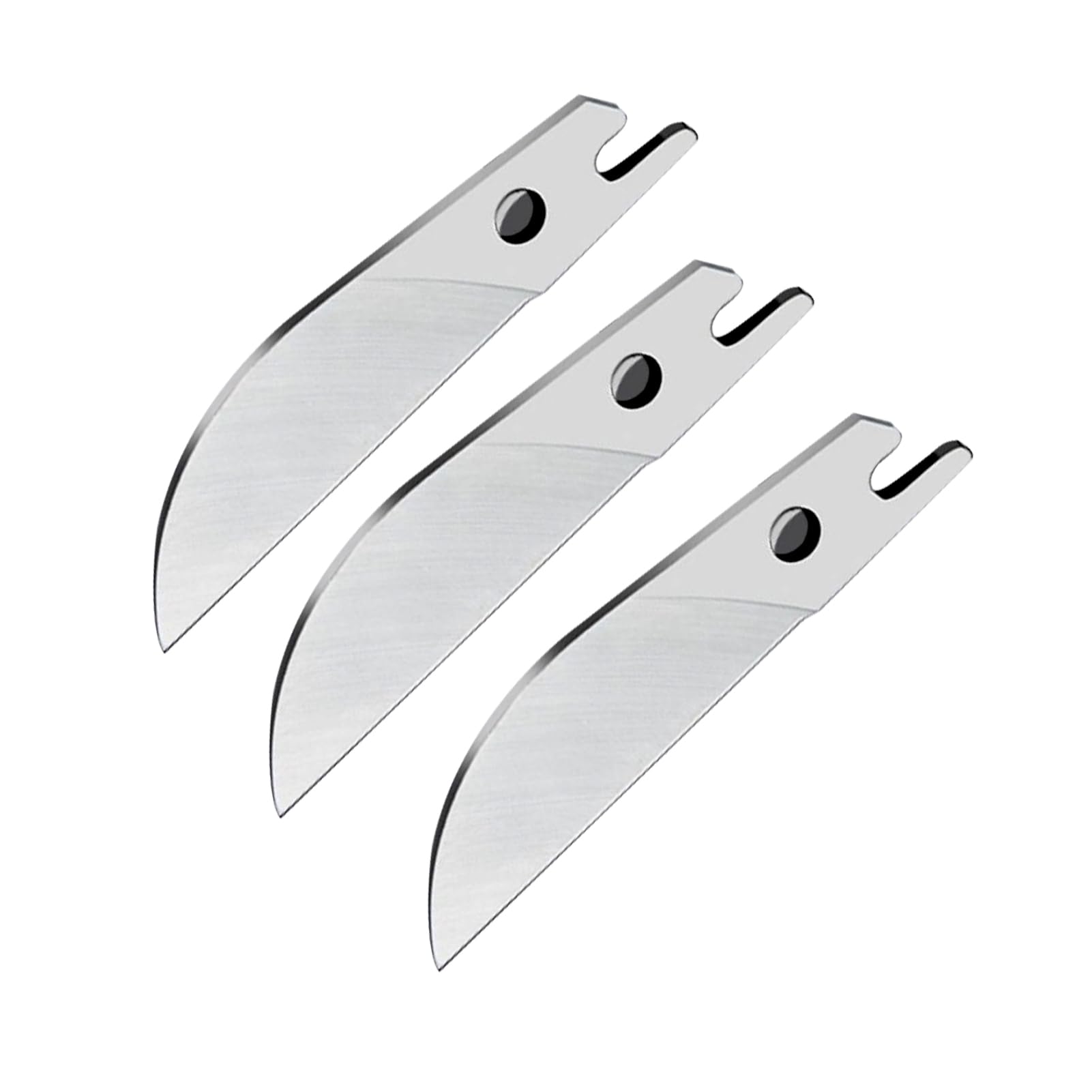 HOHXEN 3 Pcs Miter Shears Replacement Blades, SK5 Steel Multi Angle Shears Replacement Blade
