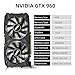 QTHREE Geforce GTX 960 4GB Graphics Card, GDDR5 128-bit, DP, HDMI, DVI, Video Card for PC, Computer GPU, PCI Express x16