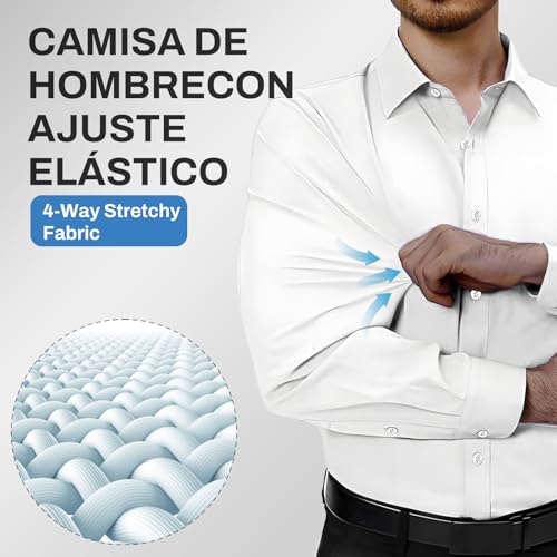 Camisa blanca de manga larga 17 Imagen adicional