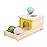 Adena Montessori Object Permanence Box with Tray Three Balls Montessori Toys for 6-12 Months Baby 1 Year Old Infant Toddler Typical