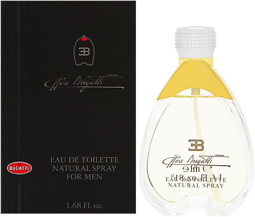 Ettore Bugatti by Diana de Silva for Men 1.68 oz Eau de Toilette Spray (Black Edition)