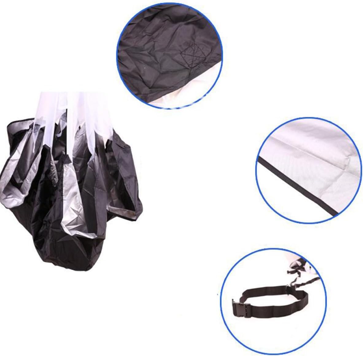 VANZACK 2pcs Training Parachute Athletic Parachute Sports Parachute Sports Resistance Parachute Physical Fitness