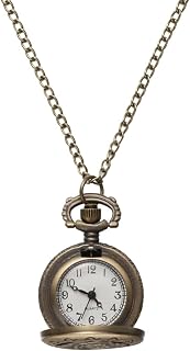 Relógio De Bolso Digital Relógio Steampunk Relógio De Decoração Steampunk Relógio De Bolso Decorativo Numeral Romano Relógio De Bolso Colar Relógio De Bolso De Bronze Decorar