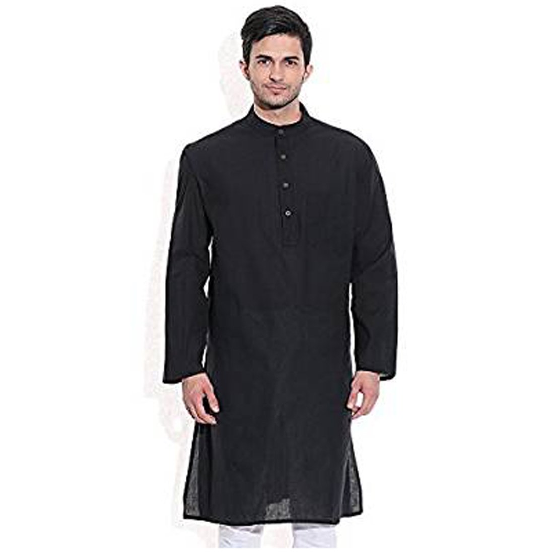 Kurta de lino para hombre Royal Kurta camisa larga ideal eventos de verano 4
