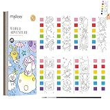 Hemousy Livre de Peinture Aquarelle pour Enfants | Livre de coloriage Graffiti,Livre de coloriage de Dessin d'eau avec Stylo, Livre de coloriage de Dessin animé pour garçons et Filles