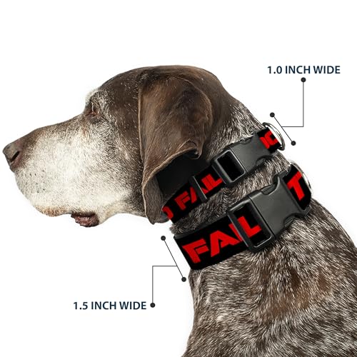 Collier clip en plastique Buckle Down Epic Fail pour chien de taille moyenne