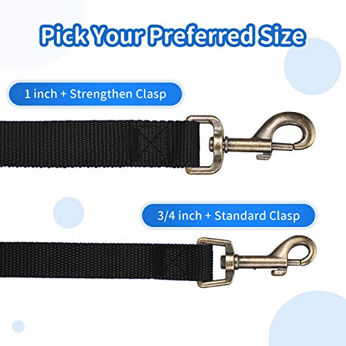 HIKISS 4 FT Dog Leash, Strong and Durable Leash with Easy to Use Collar Hook,3/4 Inch Wide Dog Leashes for Small Dogs… - Image 6