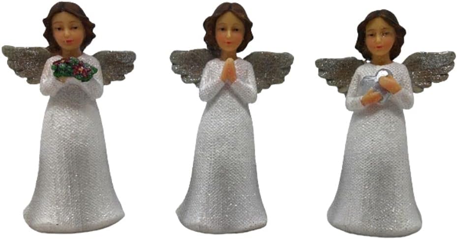 Hanna's HandiworksBearing Gifts Angel Tabletop (Set of 3)