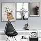 ijuerybai 6 Sets 20,3 x 30,5 cm Bilderrahmen, Rahmen für 20,3 x 30,5 cm Leinwand Collage Foto Poster Zertifikat Wand Galerie, hochtransparent, horizontal, vertikal, schwarz