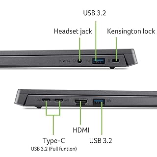 acer Aspire Go 15 Laptop, 15.3" WUXGA(1920 x 1200) IPS Display, Intel i5-1334U, 8GB DDR5 RAM, 256GB PCIe SSD, Windows 11 Home, Wi-Fi, Bluetooth, Steel Gray, AG15-51P-510U