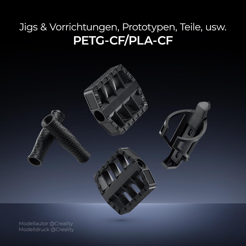 Creality K1C 2025 3D Drucker, CoreXY FDM Drucker mit 600 mm/s, AI-Kamera, Auto-Nivellierung, 300 °C Direktantrieb, Geschlossene Bauweise, für PLA, PETG, TPU, ABS, ASA & Carbonfaser