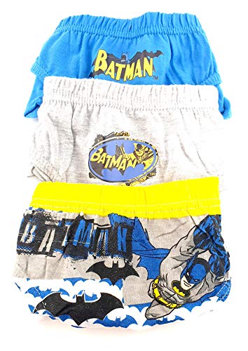 Calzoncillos Batman, Pack 3 Slips. Talla 2/3