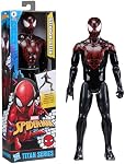 Marvel Spider-Man Titan Series Figurine d'Action Miles Morales, Échelle 12 pouces (30 cm) Jouets Super Héros pour Enfants de 4 ans et plus