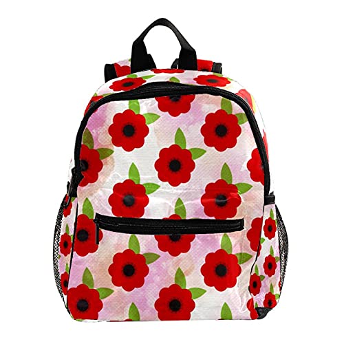 Sac à dos pour enfants 30,5 cm mignon petit sac à bandoulière d'extérieur fleuri