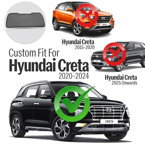 Image of Autofact Dicky Curtain for Maruti Grand Vitara | Custom Fit Rear Windshield Sunshade | UV & Heat Protection | Foldable Mesh | Privacy & Cooling Car Accessory