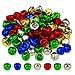 Price comparison product image Bells for Crafts  80 Jingle Bells in 5 Colours | 15mm Metallic Embellishments for Christmas Wrapping, Ornaments & Festive DIY