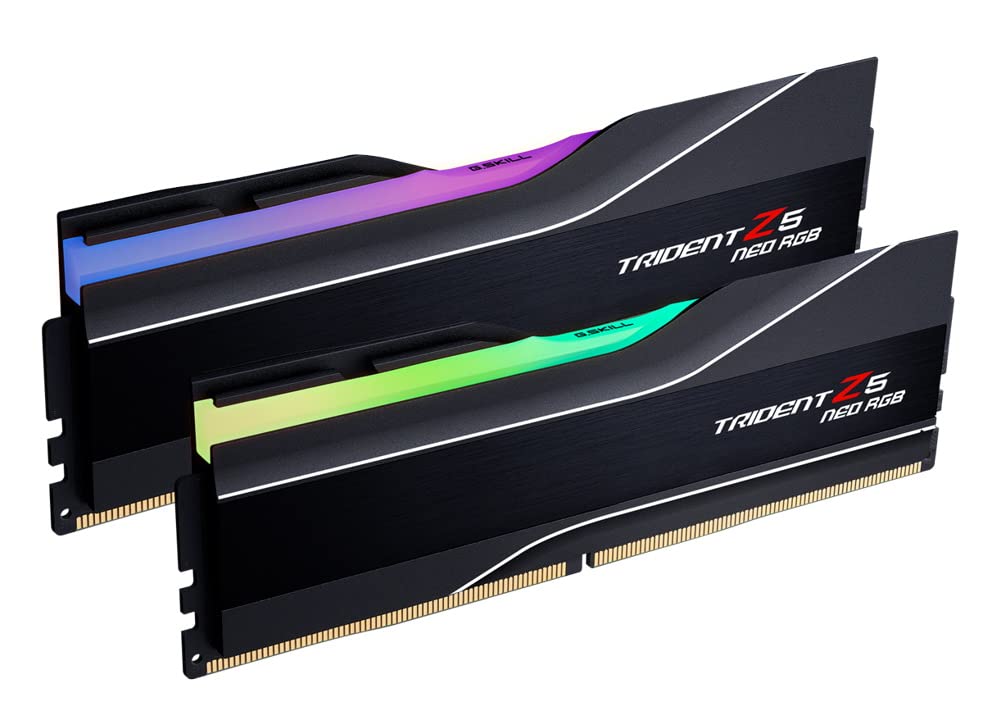 PCパーツ g skill trident z5 neo ddr5-6000 cl30 32GB G.Skill DDR5 Trident Z5 Neo RGB 6000MHz CL30 1.35V Dual