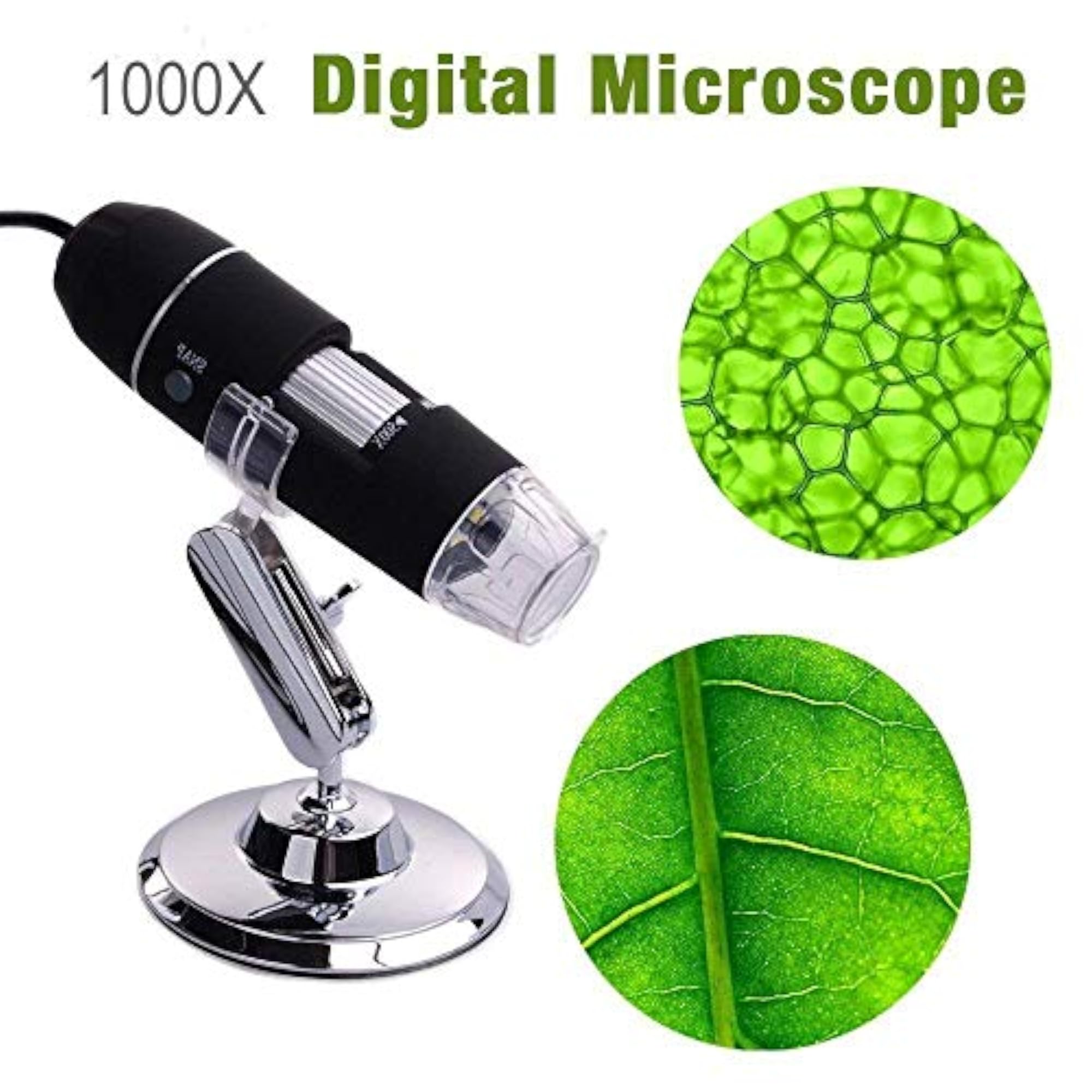 USB Microscope 8 LED Digital Microscope 40-1000x