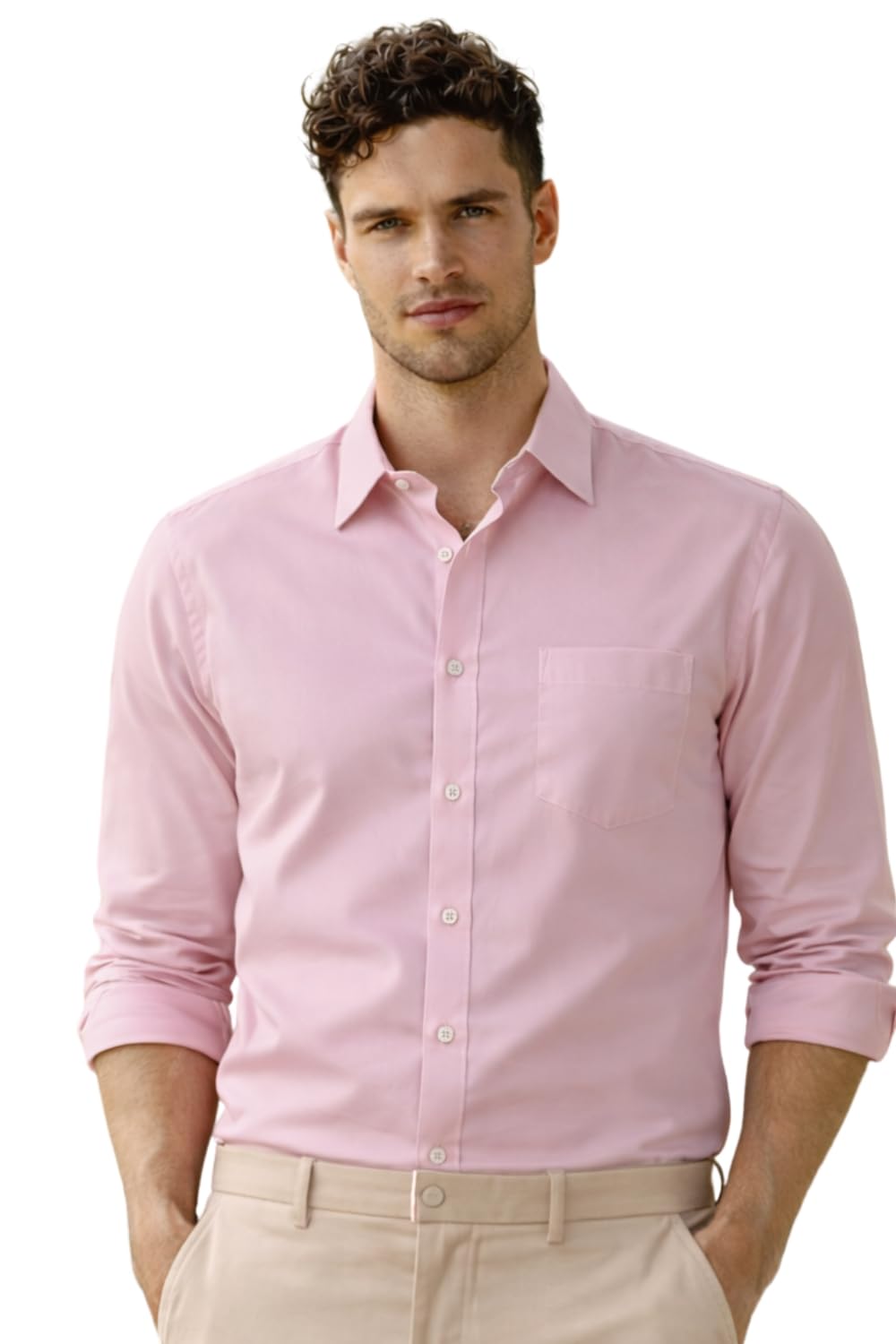 Louis Philippe Men's Slim Fit Easy to Iron Everyday wear Premium Cotton Full Sleeve Solid Formal Shirt - Review, Price and Buying Guide