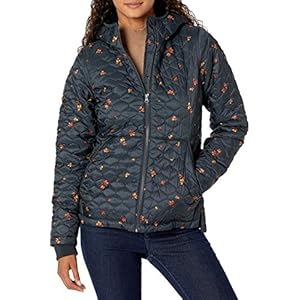 Amazon Essentials womens Lightweight Quilted Full-Zip Water-Resistant Sherpa-Lined Hooded Puffer Jacket