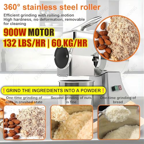Molino Eléctrico Comercial para Queso en Bloque 900W miniatura 3