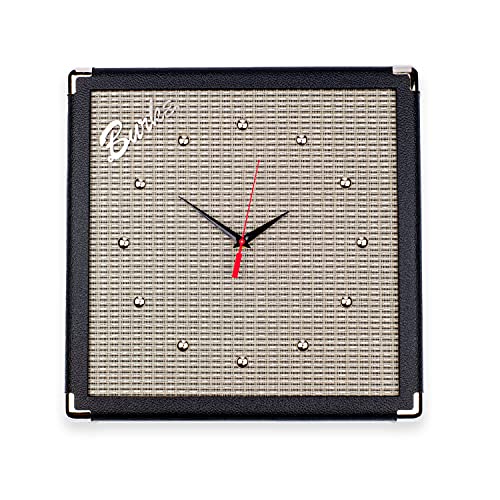 Amp Guitar Wall Hanging Clock