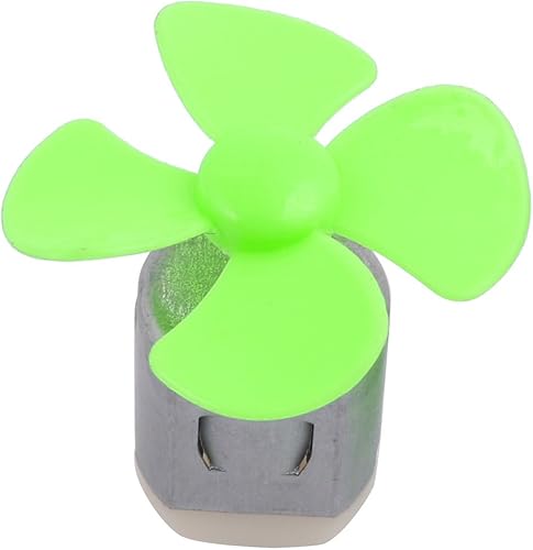 Miniatura 5 de IIVVERR DC 6V 0.04A 17000RPM Strong Force Motor 4 Vanes Green Propeller 40mmx2mm (DC 6V 0.04A 17000RPM Fuerza fuerte Motor 4 paletas Propeller verde