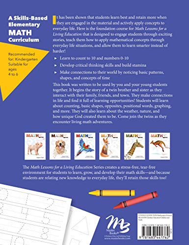 Math Lessons for a Living Education, Level K