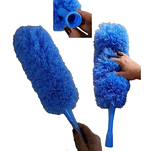 Rodo Limpa Vidros Extensor 3,10 Mts Com Espanador Eletrostático