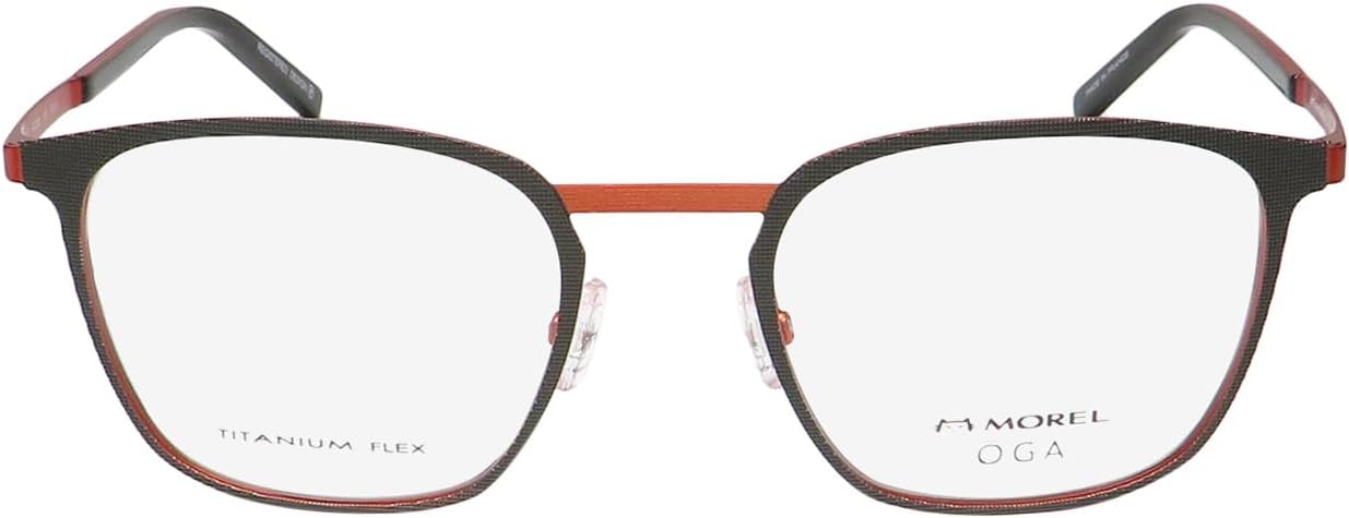 MOREL Oga 10181o Titanium Flex Material Eyeglass Frame/Glasses Premium Materials Allergy Free Eyewear