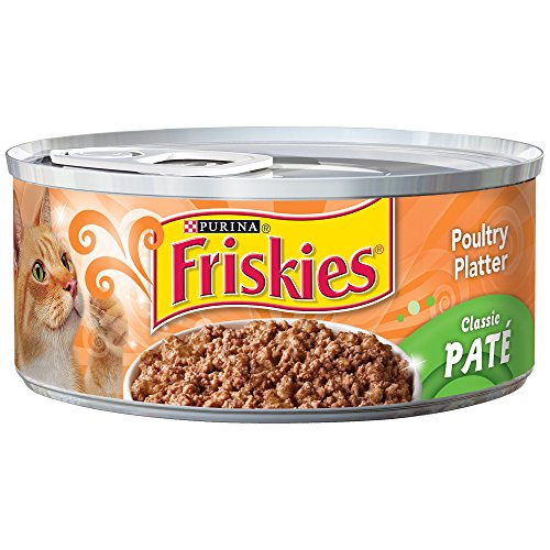 Purina Friskies Pate Wet Cat Food Poultry Platter (155g x 24)