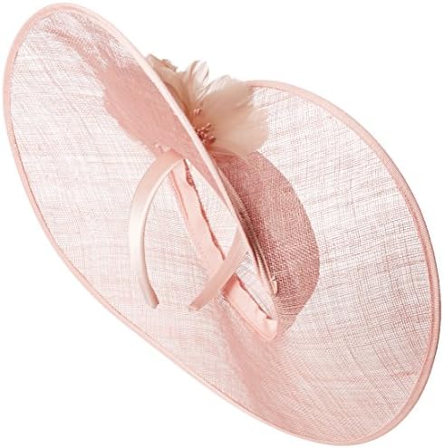San Diego Hat Company Women's Twisted Brim Sinamay Fascinator Hat