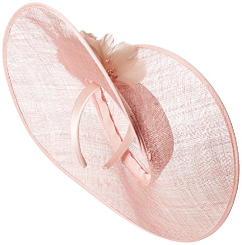 San Diego Hat Company Women's Twisted Brim Sinamay Fascinator Hat