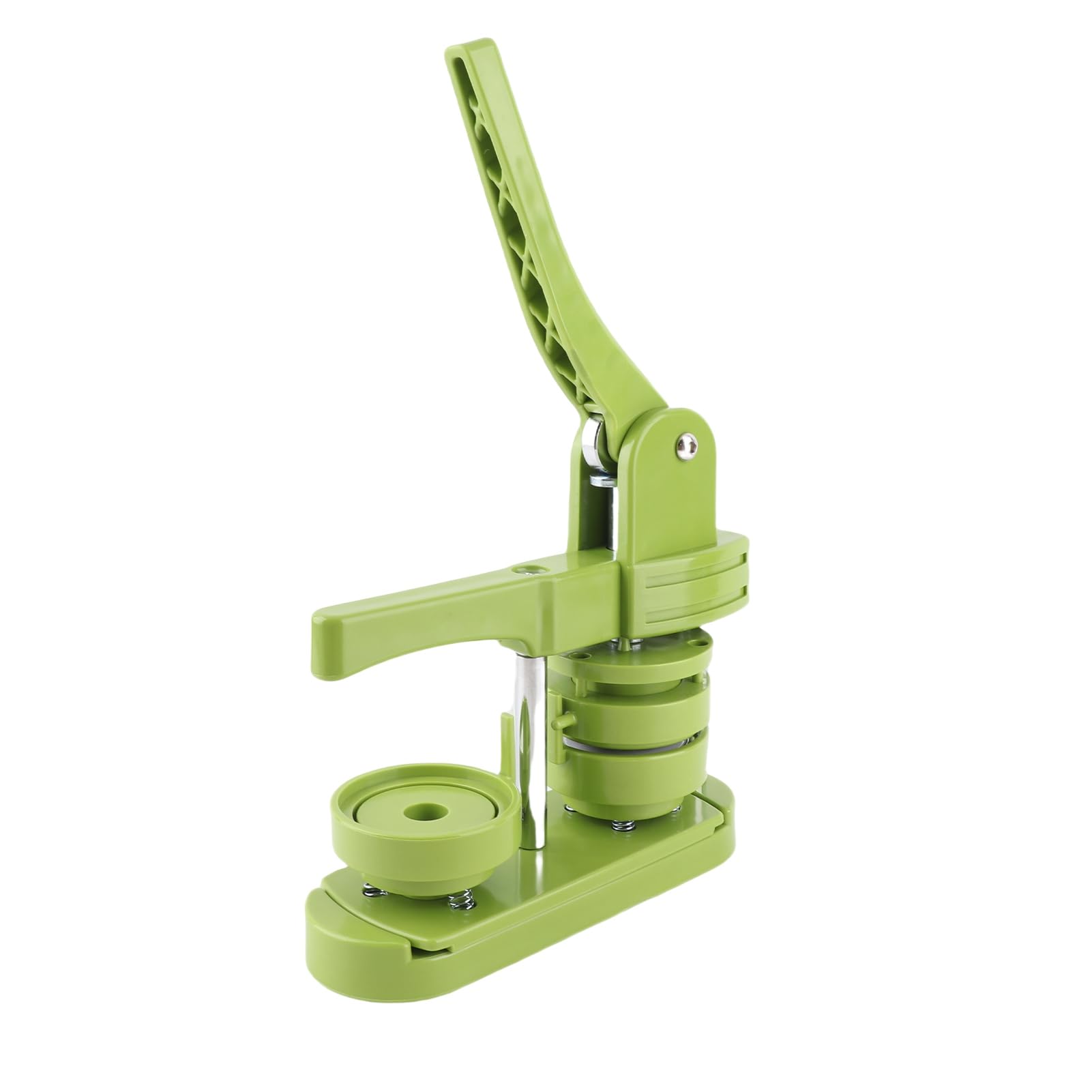 Macchina per Creare Bottoni da 58 Mm per Appassionati del Fai da Te e Progetti Artistici per Bambini, Struttura in Plastica Ad Alta Resistenza, Include 100 Set di Parti p