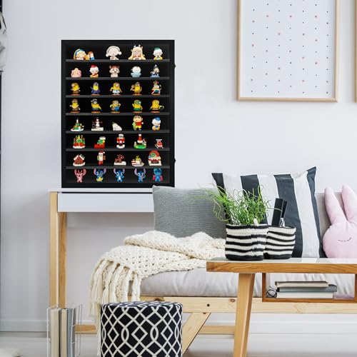 Image of GMFrames 18x24 Wooden Shadow Box Frame with Removable Shelves Deep Display Case for Military Medals Keepsakes Black