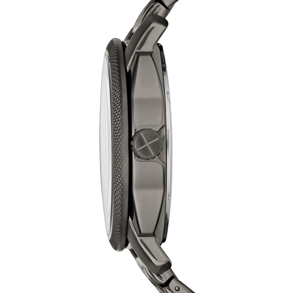 Fossil Machine Watch für Herren, Quarz-Dreizeiger-Datumswerk mit Edelstahl- oder Lederarmband