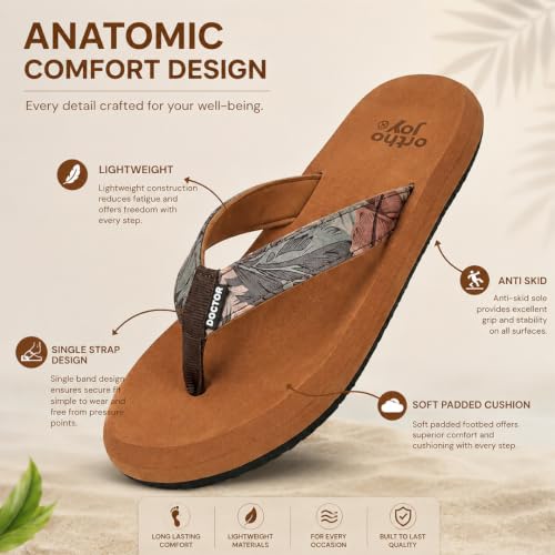 Image of ORTHO JOY Fancy Doctor Slipper || Orthopedic Fashionable /Comfortable slipper for Women