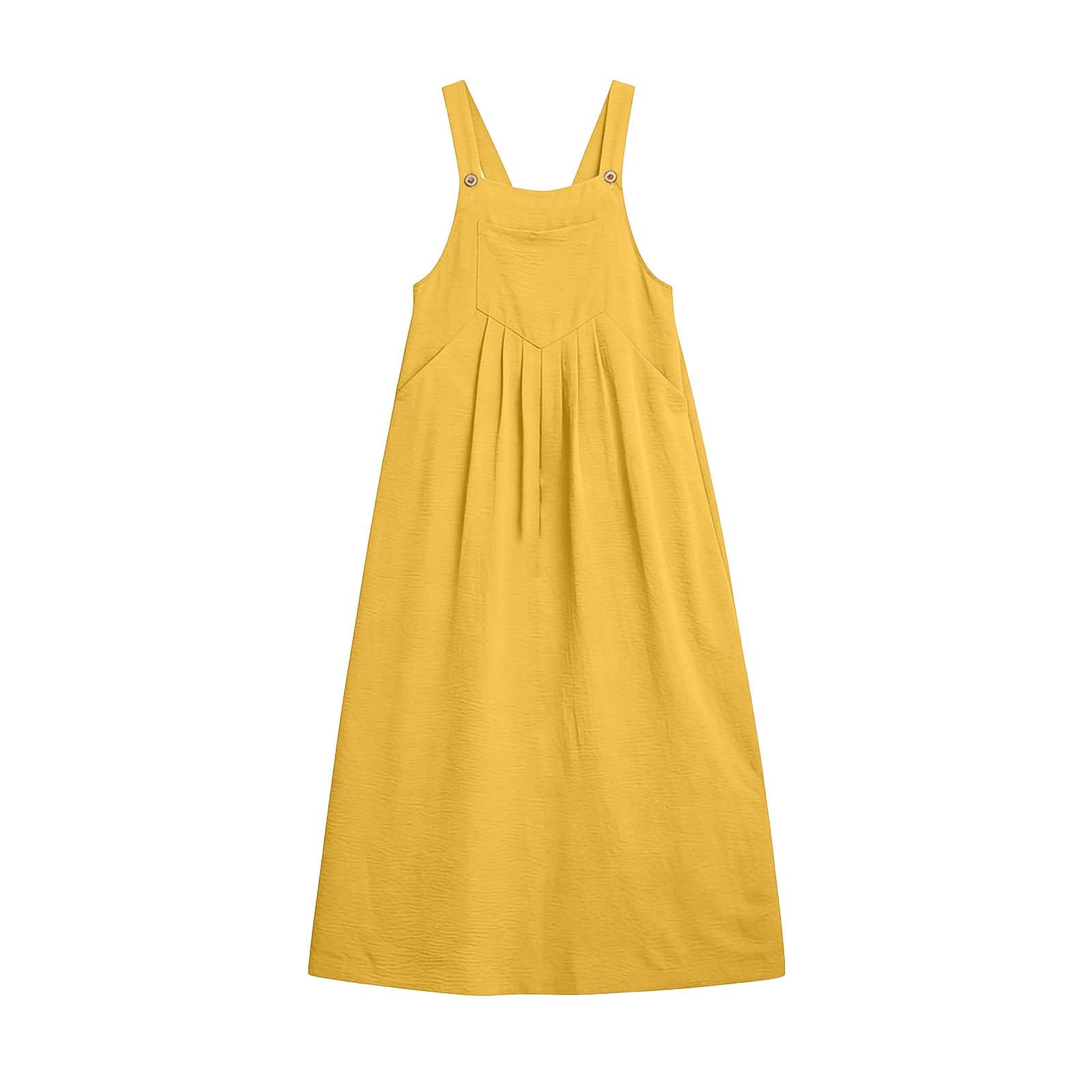 Vestidos de verano para niñas, sin mangas, maxivestido casual para niños, playa, vacaciones, vestido escolar suave y cómodo con bolsillos